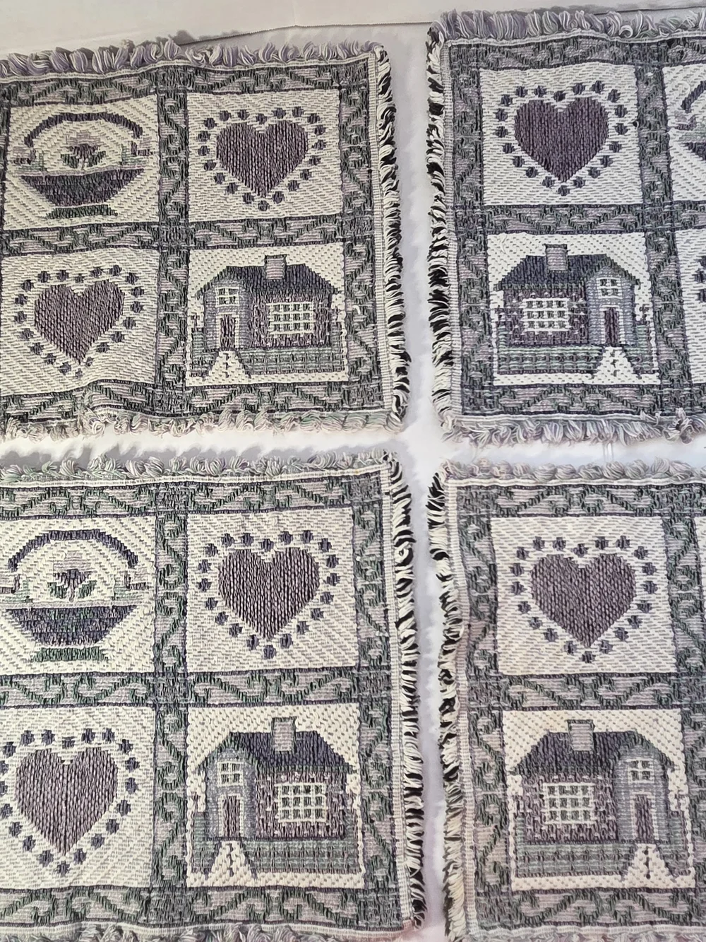 Vintage set woven